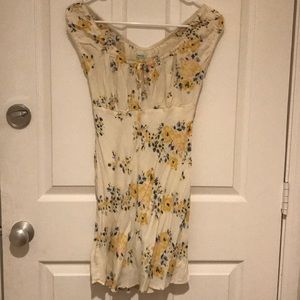 Kimchi Blue Yellow Floral Dress XS